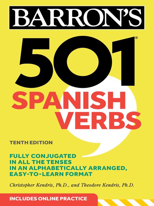 Title details for 501 Spanish Verbs by Christopher Kendris - Available